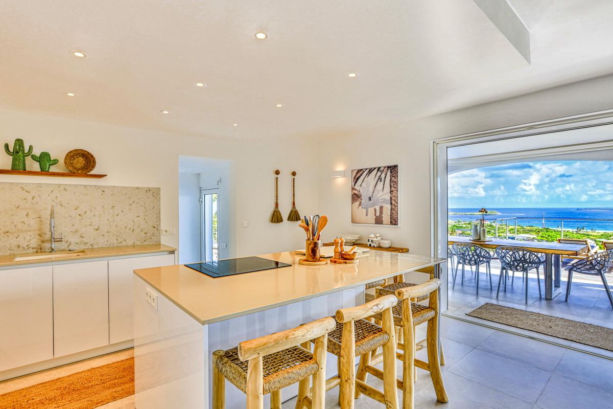 A louer villa Baie Orientale Saint Martin_ Cuisine - 14